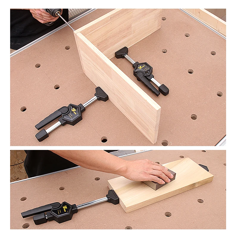Bench Dog Clamps for Workbench 19/20mm Dog Hole Edge clamps for woodworking tools