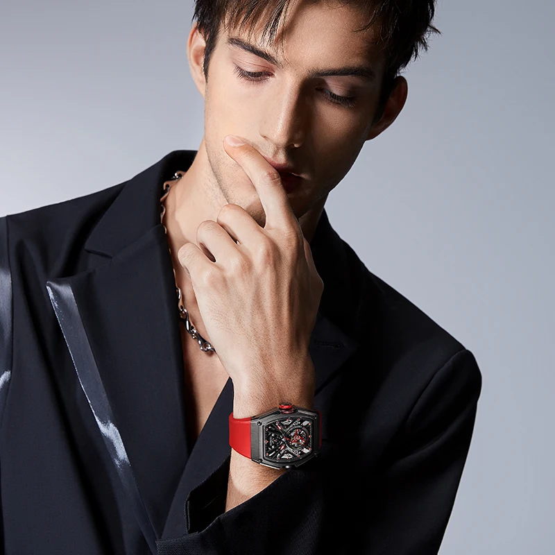 Большие продажи частная марка механические часы Мужские автоматические из Китая ведущий производитель спортивный стиль наручные механические часы на заказ