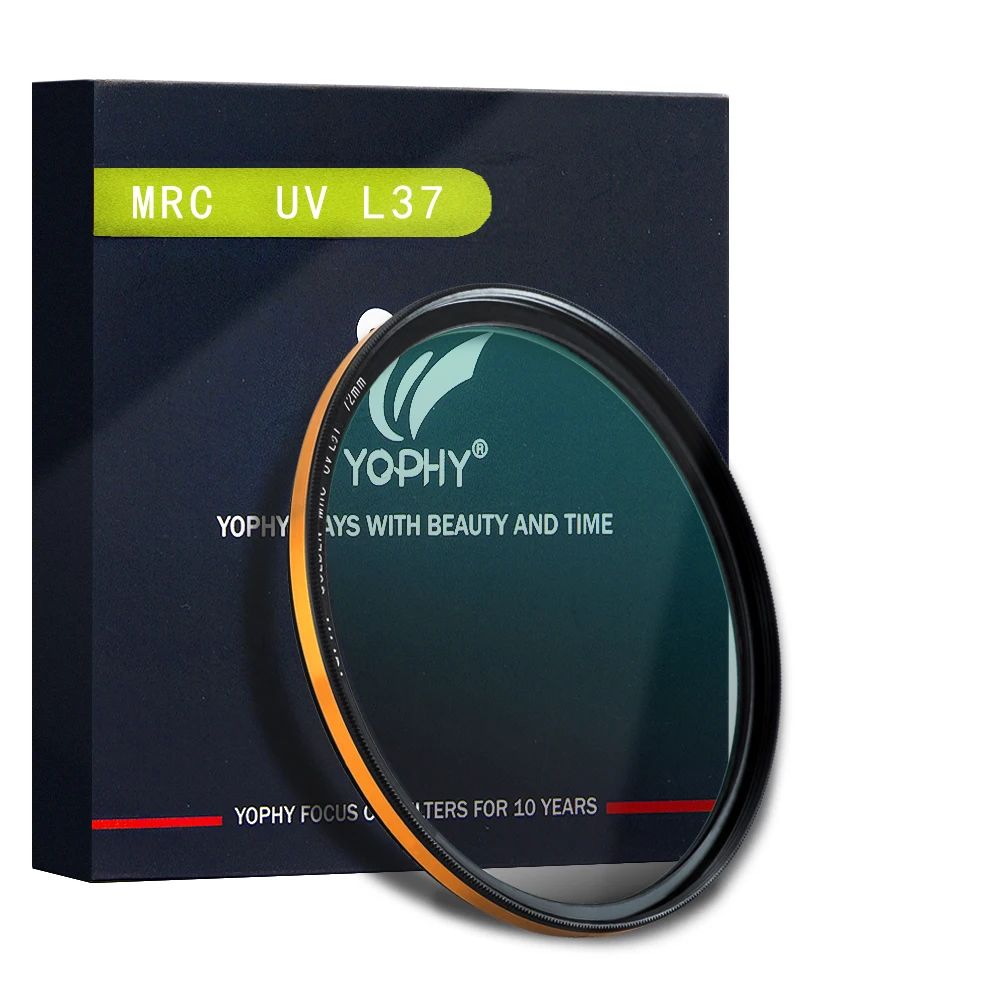  Образец бесплатная доставка камера YOPHY MRC UV L370 фильтр AGC стекло 67 мм 77 82 для объектива камеры