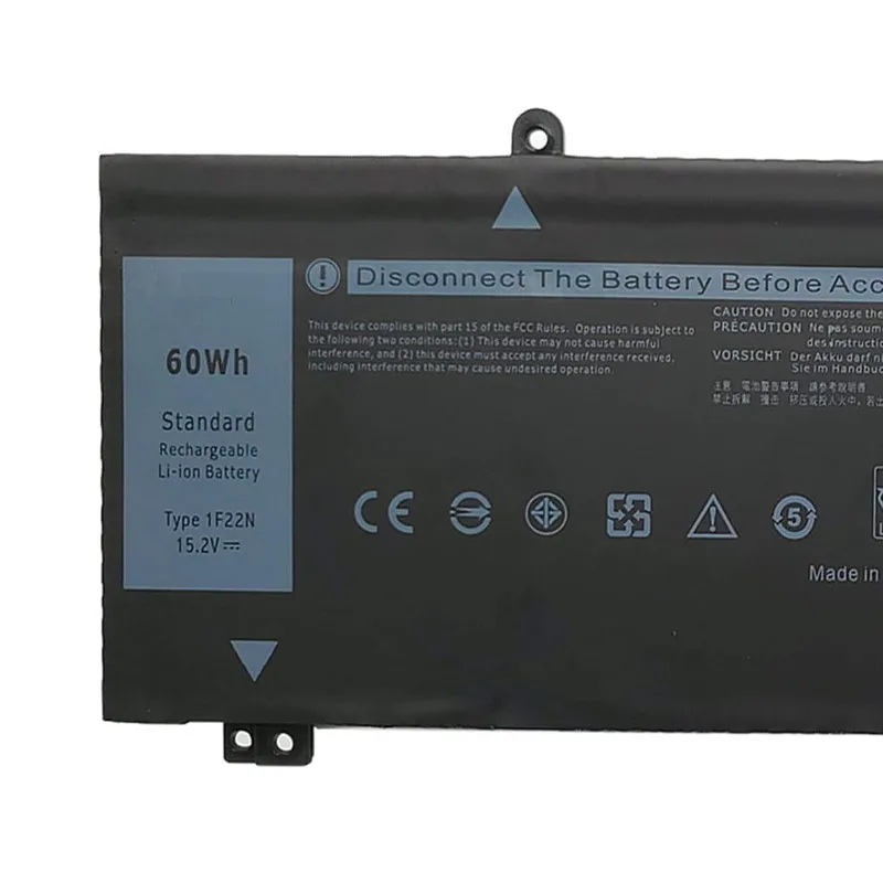 1F22N laptop battery original for Dell Alienware M15 R1 2018 4 cell notebook batteries 1F22N 0JJPFK high capacity 15.2V 60WH