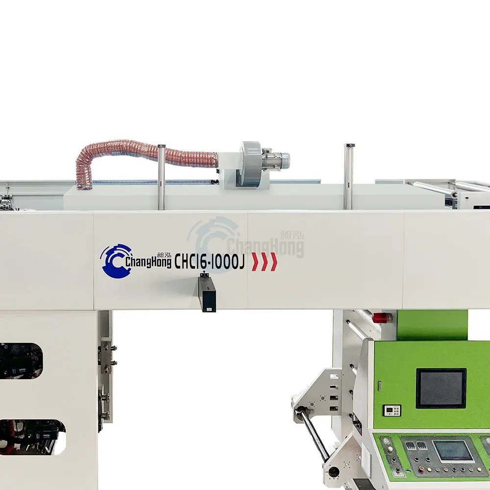 2024 new screen touch control 6 colour flexo printing machine  flexographic printing press 250m/min stable running