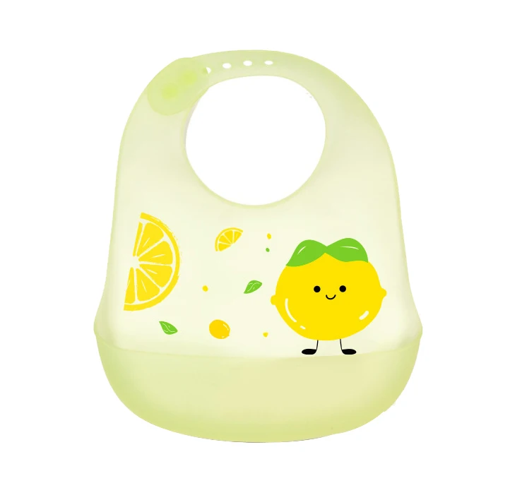 2022 New Summer Cool Waterproof Soft Silicone Baby Bib BPA Free Nude Transparent Lure Light Weight Neutral Toddler Bibs