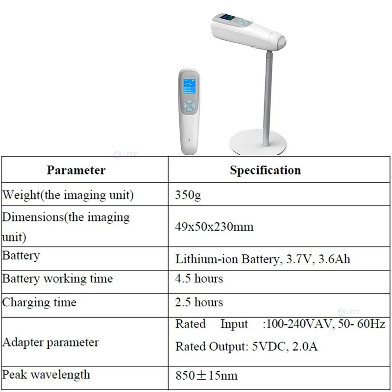 Factory Price Portable Medical Infrared Vein Viewer Finder Machine For Finger Vascular Blood Detector Vascular Imager