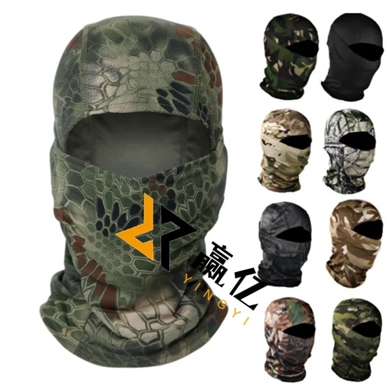 Motorcycle Outdoor Sports Hood Windproof Tactical Balaclava Riding Ski Full Face Mask Hat