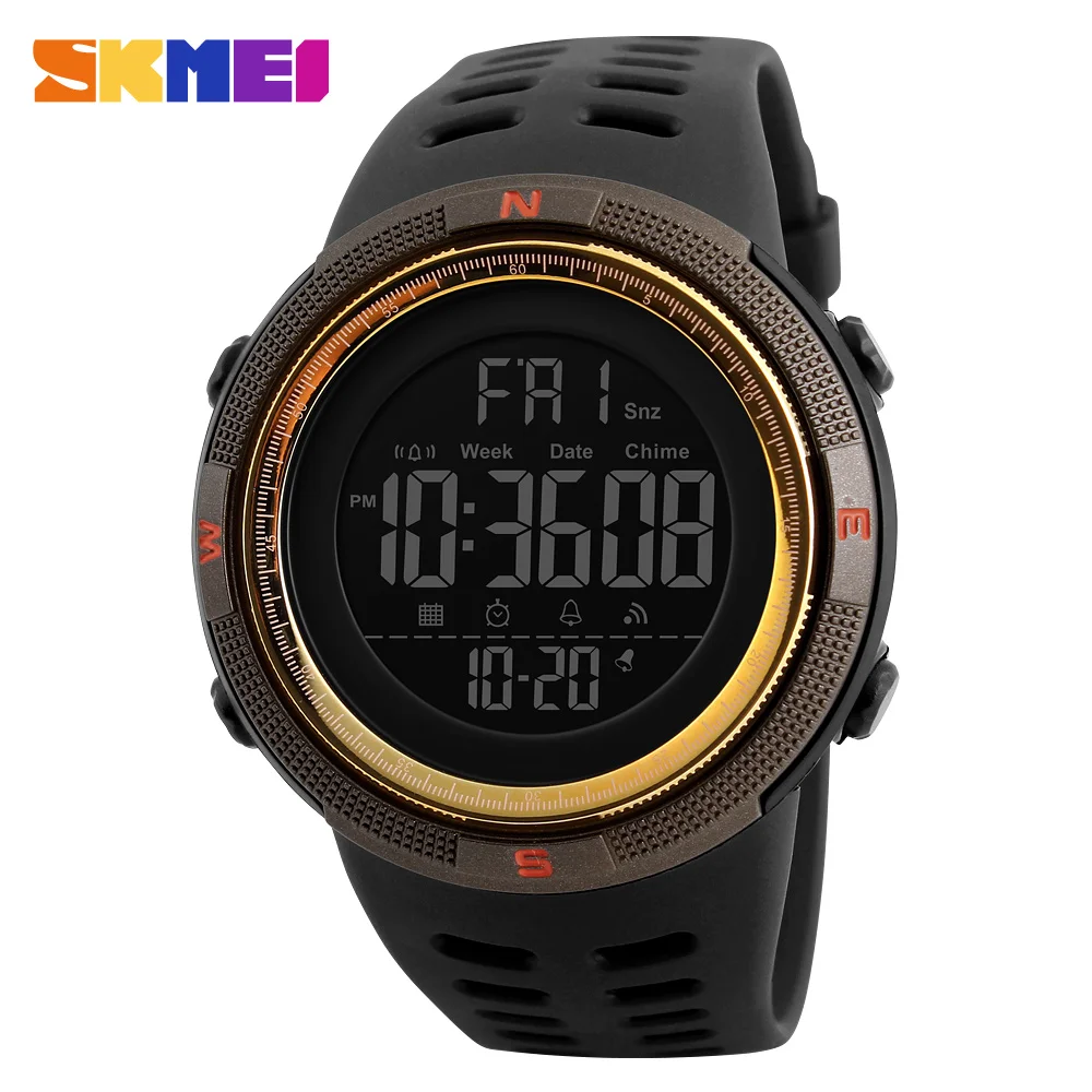 Top Good Quality Digital Plastic Watches Pupils Wristwatch Cheap Price Skmei 1251 For Teenage