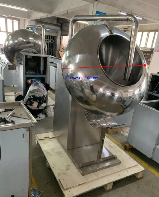 high quality electric pecan spray sweet-pea sugar Chocolate small Coating Pan Machine