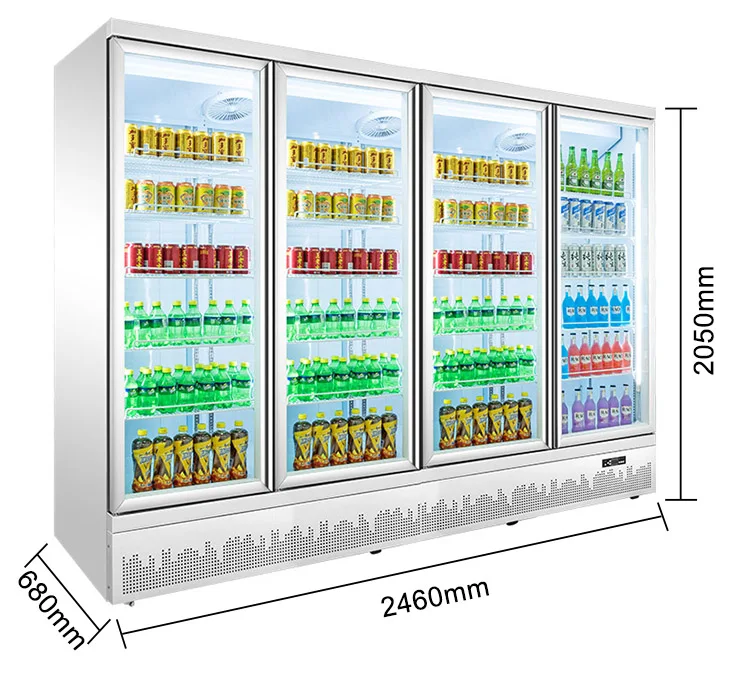 glass chiller refrigerator