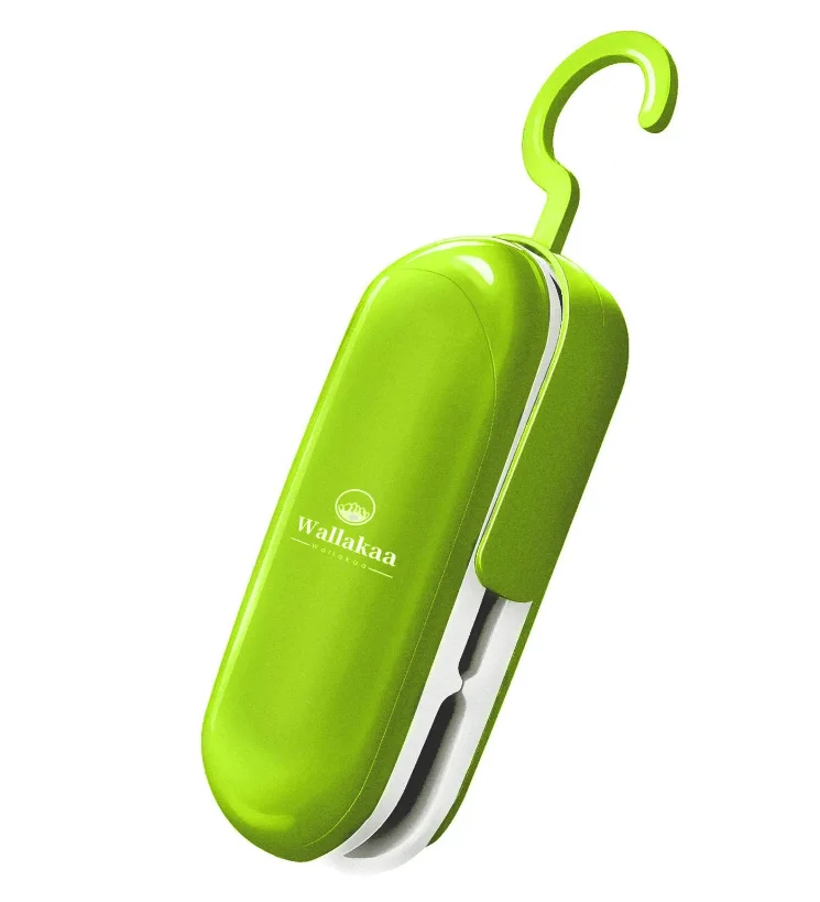 Mini Bag Sealer, Handheld Heat Vacuum Sealers, 2 in 1 Heat Sealer and Cutter Portable Sealing Machine for Plastic Bags