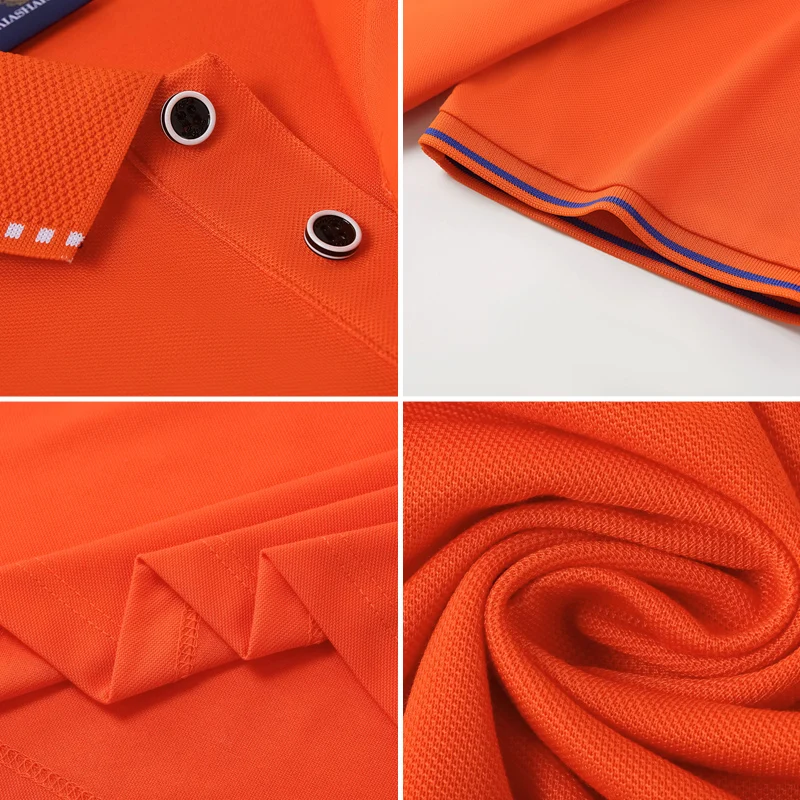 Leisure Blank Unisex Polo Shirt 100% Cotton Custom Brand Embroidered T Shirt Plain Short-Sleeve Mens Golf Shirts