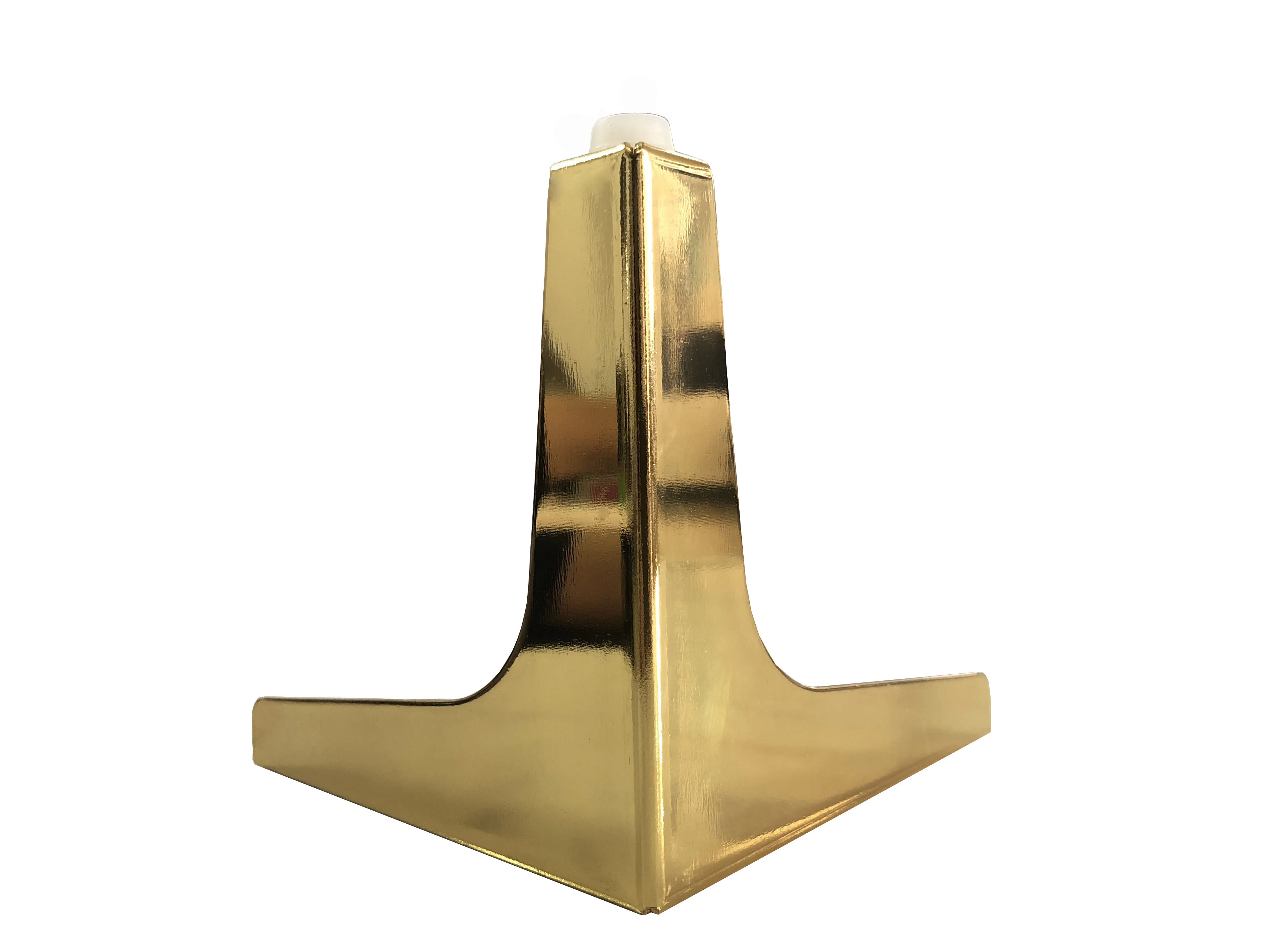 Furniture Legs T Shape Metal Iron Matt Black Table Legs For Tv Standing Sofa Bed Desk Feet