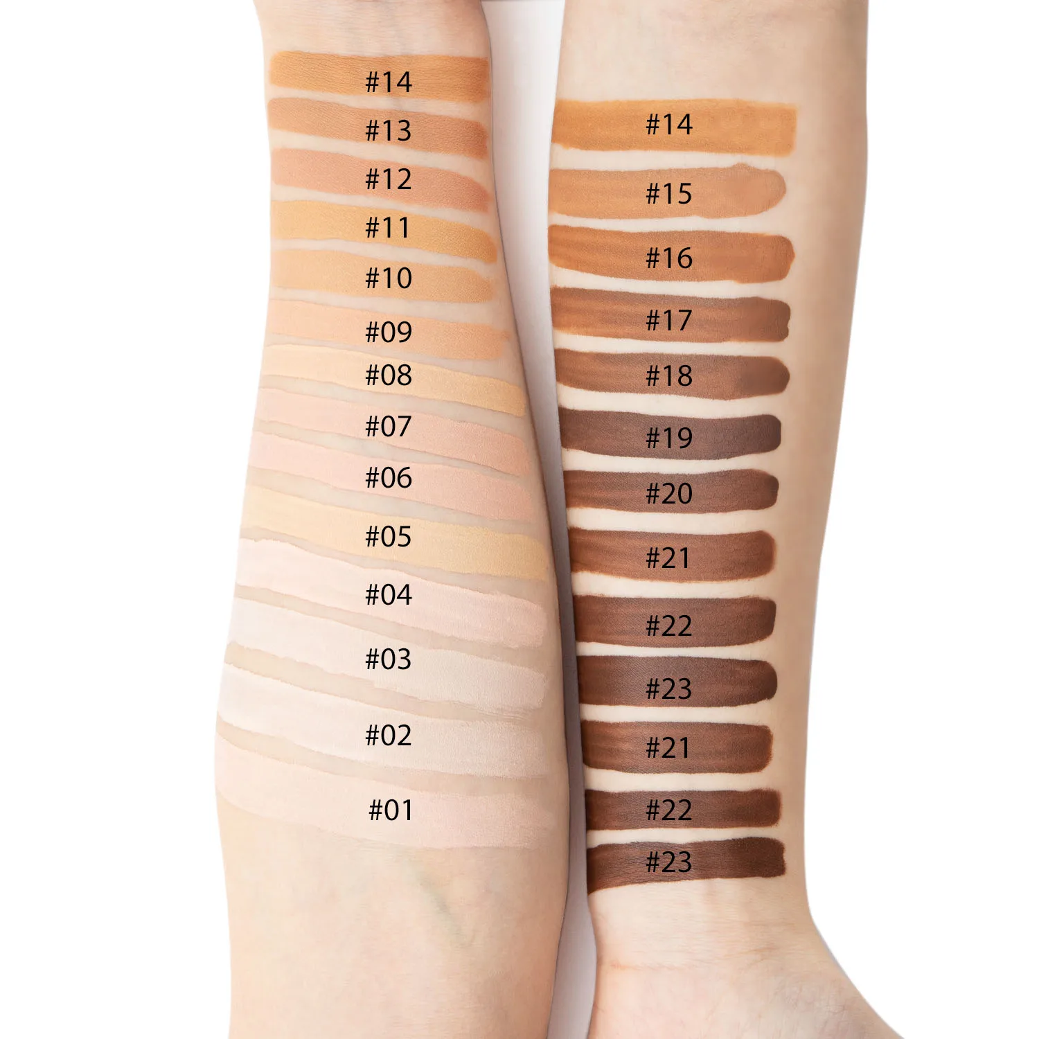 BAWEI Cosmetic Makeup Natural Finish Creamy Lip Concealer Orange Corrector HD Concealer For Black Women