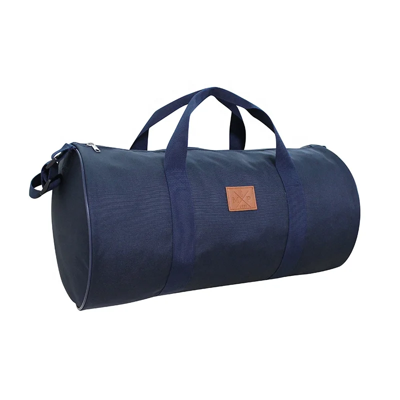 Promotional gift brushed 900D polyester travel duffel sport bag for gym custom logo