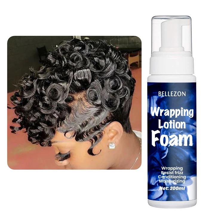 Curl Styling Foam Private Label Wrapping Lotion Hair Foam Wrap Mousse Hair Styling Mousse
