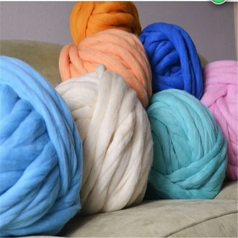 Шерсть мериноса для рукоделия. 3 дюймов стежка. Супер крупная пряжа из мериносовой шерсти. Крупное