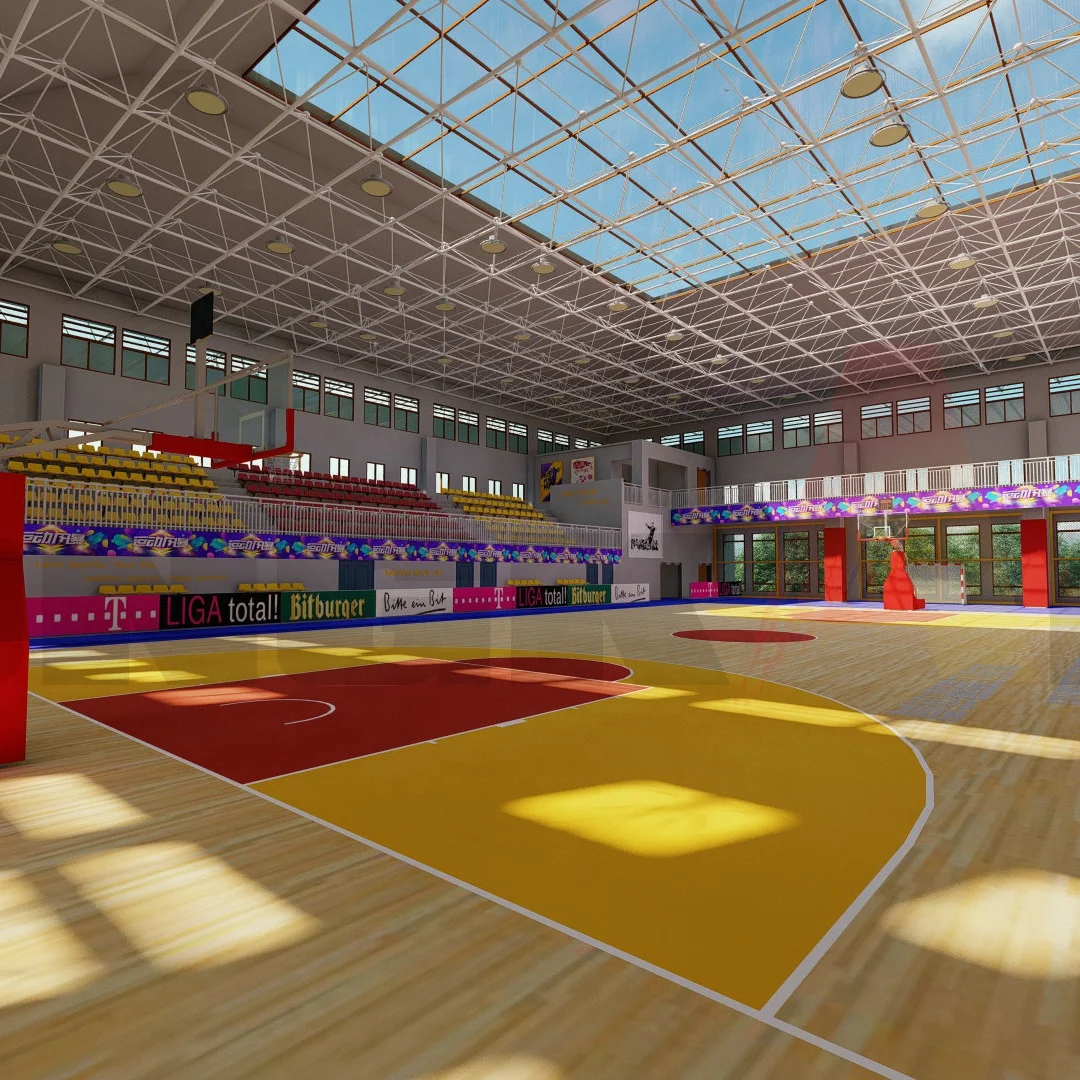 Indoor basketball court flooring anti-slip Basketball Court Wood Flooring for sale