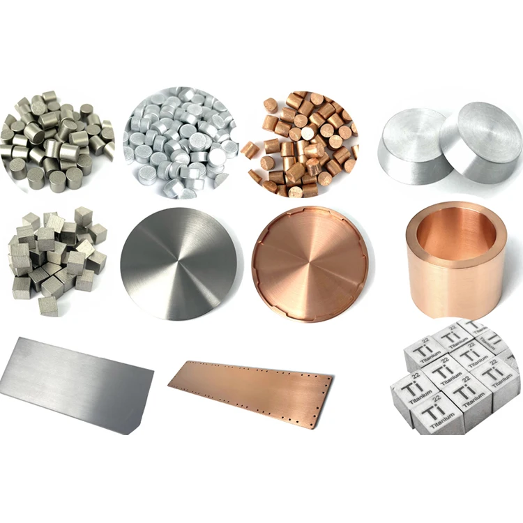 High Purity Copper Metal Materials 99.9999% Cu Pellets 6N Copper Pellets for Evaporation Coating