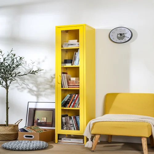 Bookcase Hone Storage Cabinet Crevice Balcony Bathroom Corner Stand Household for Bags Snack Books And