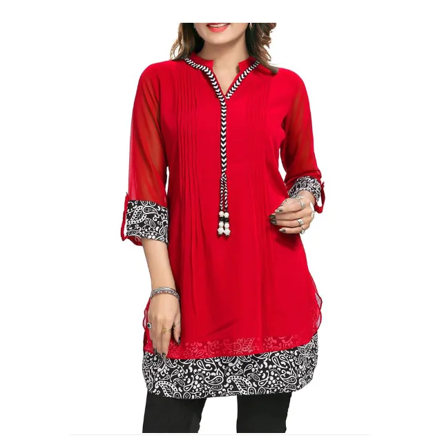 Новая модная женская одежда из хлопка Kurtis с элегантным дизайном и длинными стилями по лучшим ценам