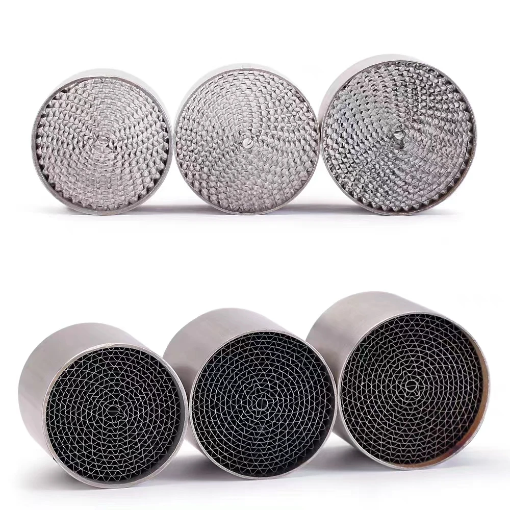 High Flow Car Catalytic Converter Metallic Metal Honeycomb Catalyst Substrate