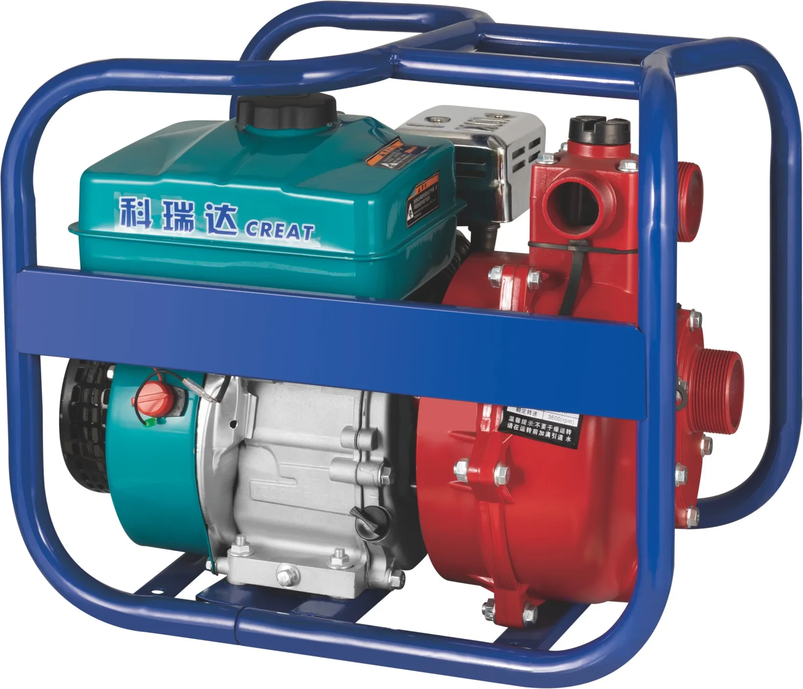 7 HP 4 STROKE DOUBLE IMPELLER GASOLINE ENGINE WATER PUMP MADE IN CHINA HIGH QUALITY BEST PRICE  FOR FARM GARDEN IRRIGATION