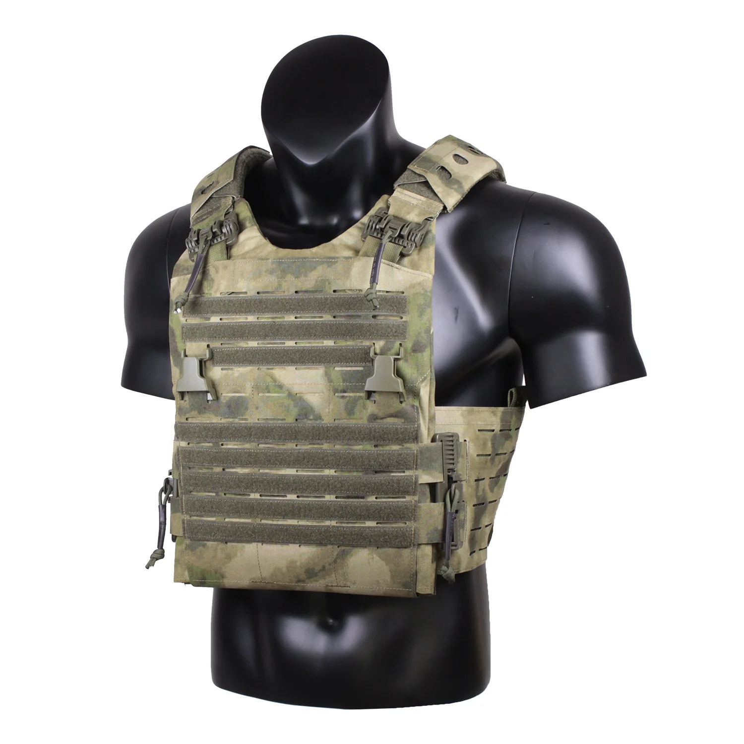 LSR Style Laser Cutting Process Field Test Plate Carrier Chaleco Tactico Tactical Vest Cover Camouflage Polyester Nylon Unisex