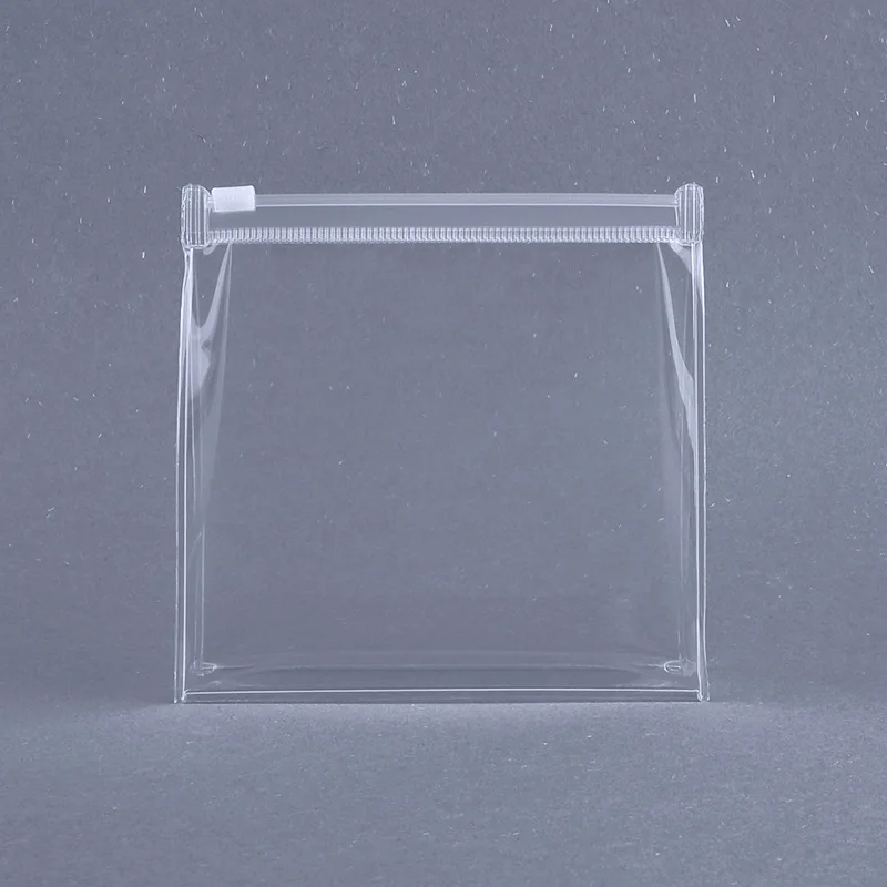 New Products 2024 Tpu Pvc Transparent Waterproof Cosmetic Pouch Makeup Bag Clear Eco Friendly  Zipper PVC bag