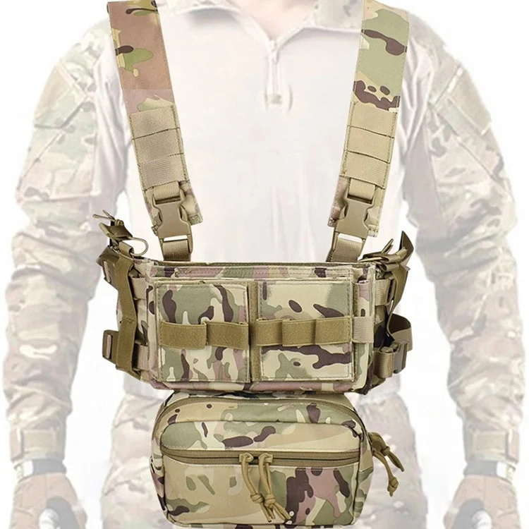 500d Cordura Nylon Combat Chest Rig MK3 Vest Multicam Camouflage Gear Tactical Chest Rig With