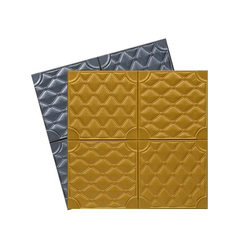 Original Factory PE Foam Wall Decoration Wallpaper Home Decoration Self Adhesive Wall Coating Sticker Foam 3d Washable Wallpaper