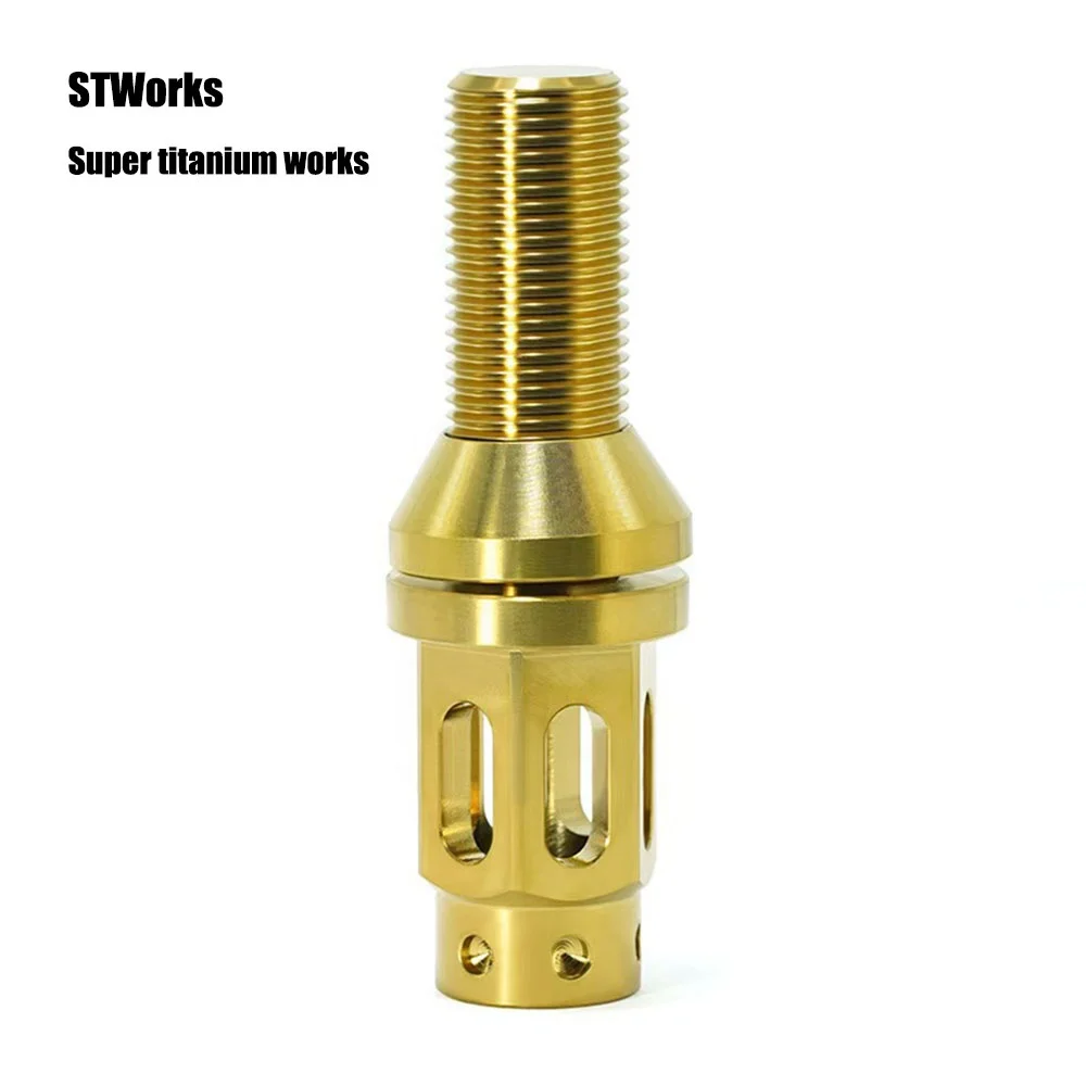 CNC Machining Custom conical seat  M14X1.25 /1.5Car Rim Bolts Titanium alloy Bolt auto modification