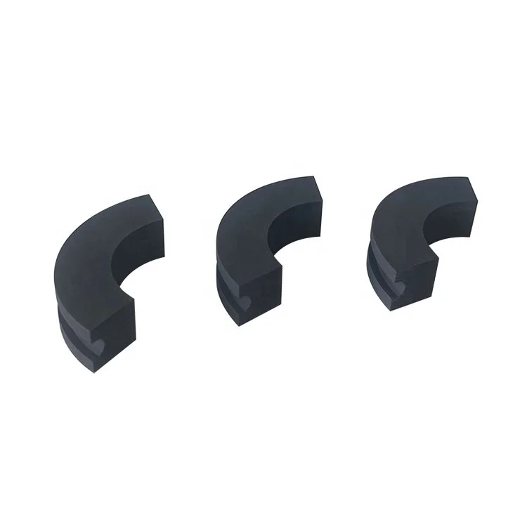 High pure isotropic graphite three lobe ring for compressor spare parts
