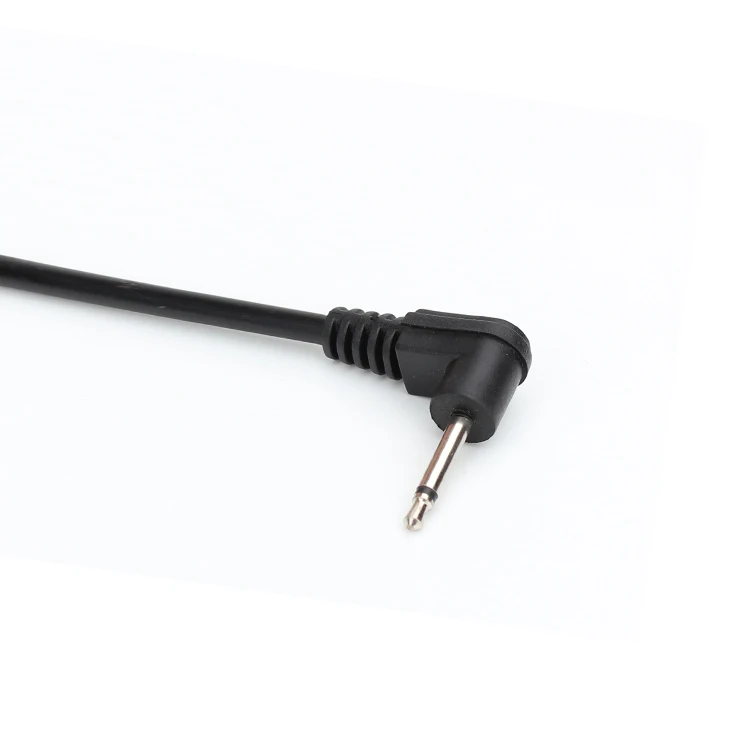 Custom USB 2.0 Connector to 2.5mm 2 pole round audio aux jack charge cable DC Barrel USB charging cables for headphone earphone