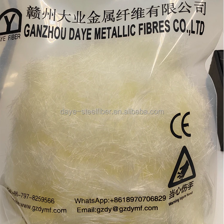 12 MM Synthetic PVA Polyvinyl Alcohol Fiber Manufacturers Roof Panel For Concrete Cement Board PVA Staple Fiber