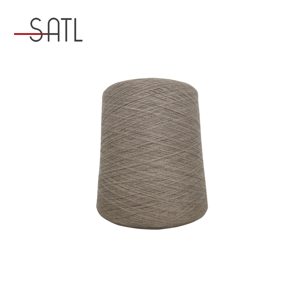 Hot Sale 2/28nm 65% Ecovero Viscose 25% Silk 10% Wool Merino Wool Yarn With Sustainable Idea