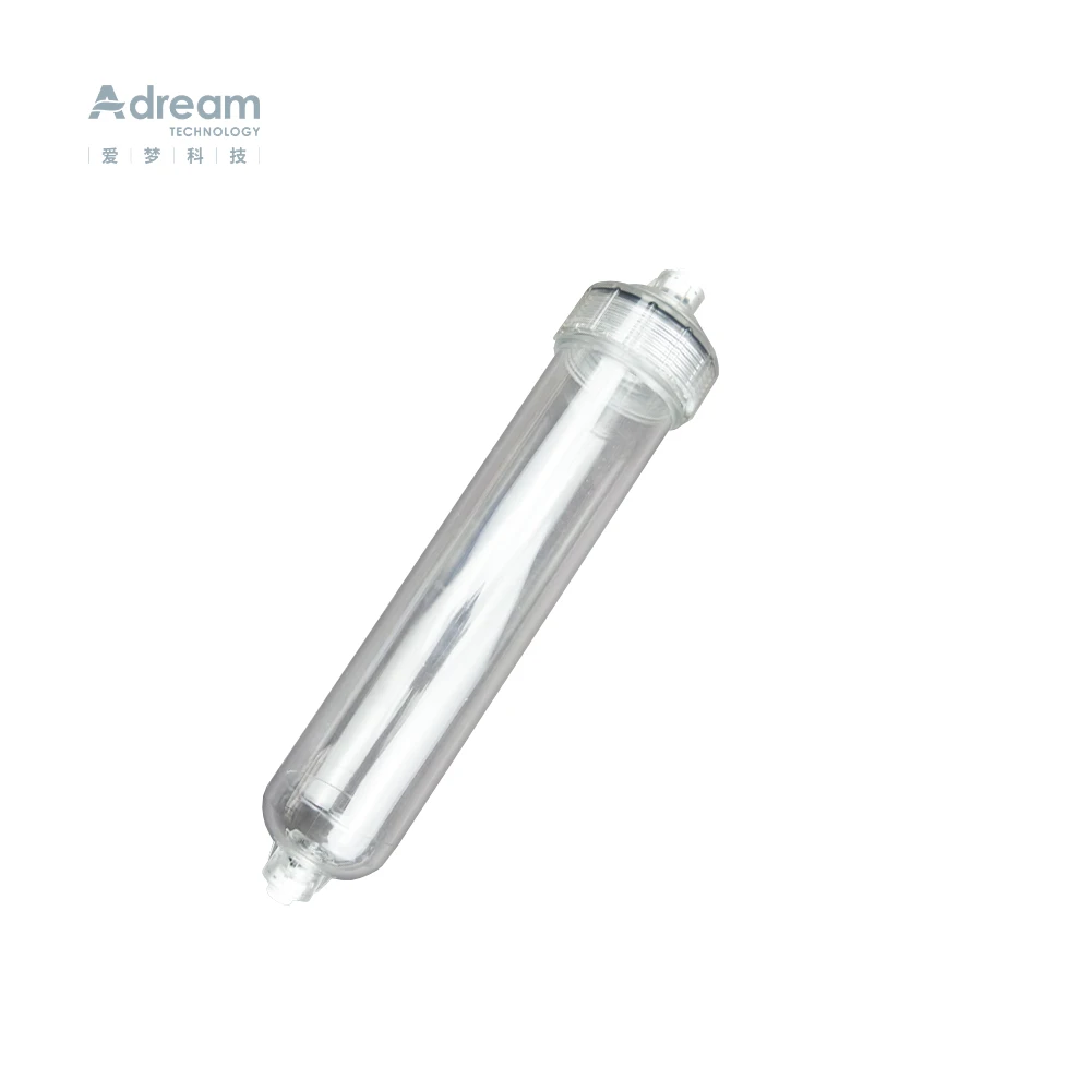 Refillable 10 inch Clear Filter Cartridge   Alkaline/Resin/Mineral Filter