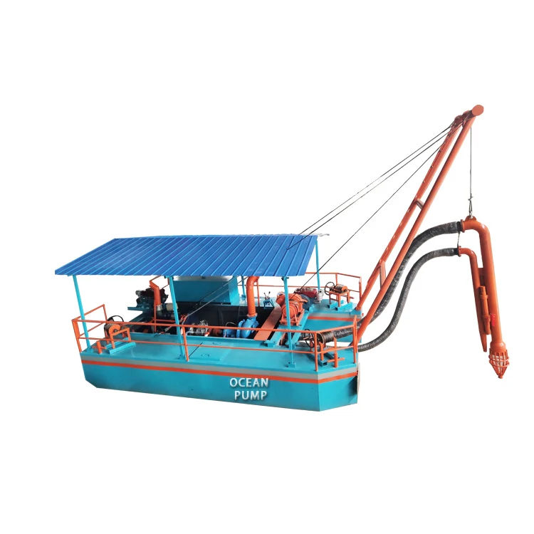ocean cleaning boat small sand carrier sea sucker mini barge