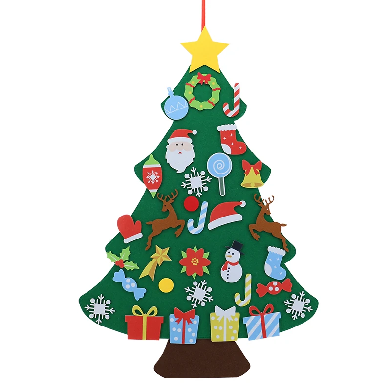 New hot family high quality  can be customized decorative felt Christmas tree