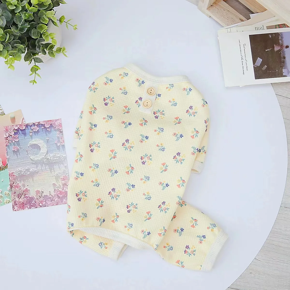 Flowers Design Cute Pet Clothes For Dog Summer Cat Wear Clothes Bangkok Dog Clothes Dog Supplies Pet Accessories