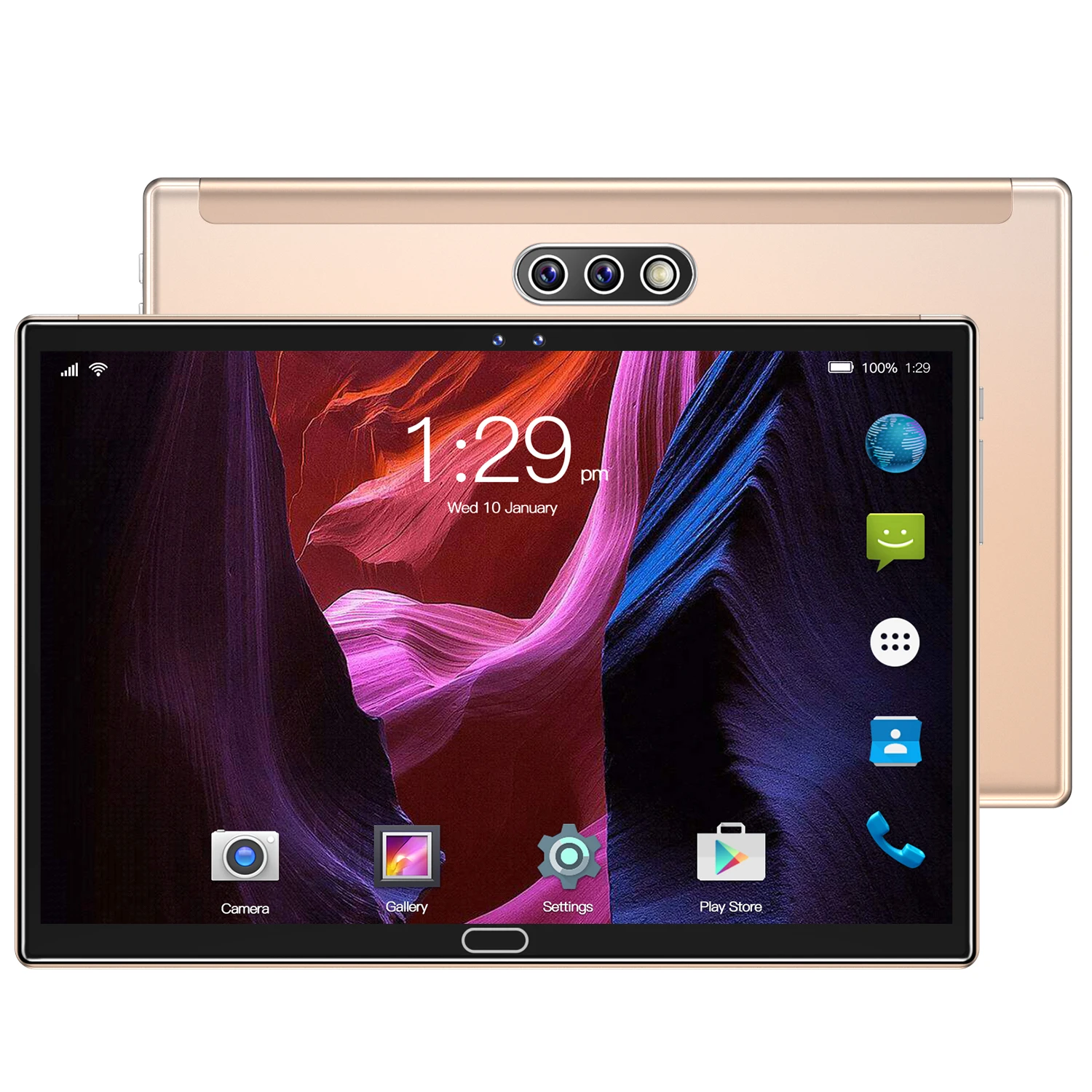 Hot sale Tablets  Android 11.0 Tablet PC 10.1 Inch 4+64GB Wifi  Android tablet PC pad