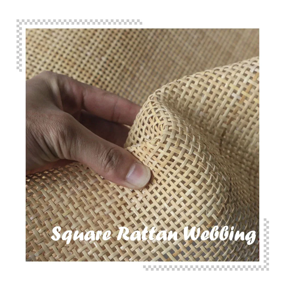 Polished Semi-Bleached Rattan Webbing Raw Material Rattan Cane Roll for Handles and Trims
