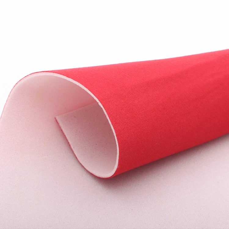Безвкусная Высококачественная полиэфирная полиуретановая вспененная ткань бархатная Флокированная пена используемая для медицинского устройства ламинированная композитная