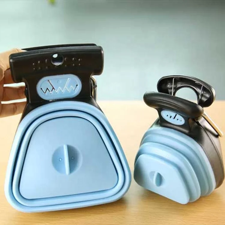 Low MOQ Pet dogs waste Pick Up Foldable clean poop pickup Tool Dog Cleaning Supplies portable dog cat Pet Pooper Scooper with ba