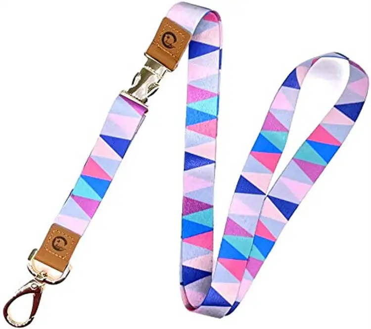 ID, Wallet and Cell Phone Detachable Lanyard for Neck and Wrist, Functional Fashionable Strap Key Chain Holder