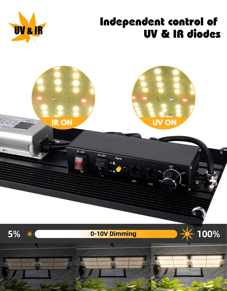 Fast Delivery Lm301h 240W Grow Light Board Full Spectrum Lm281b 660nm Red Coverage 3*3 Tent Led Grow 240W Uv Ir