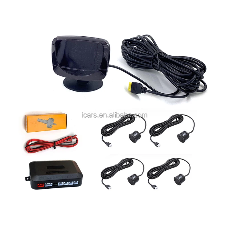 Hot car backing Reversing radar/car rear backup buzzer / LED 4 6 8 sensors auto rear reverse ultrasonic car parking sensor kit