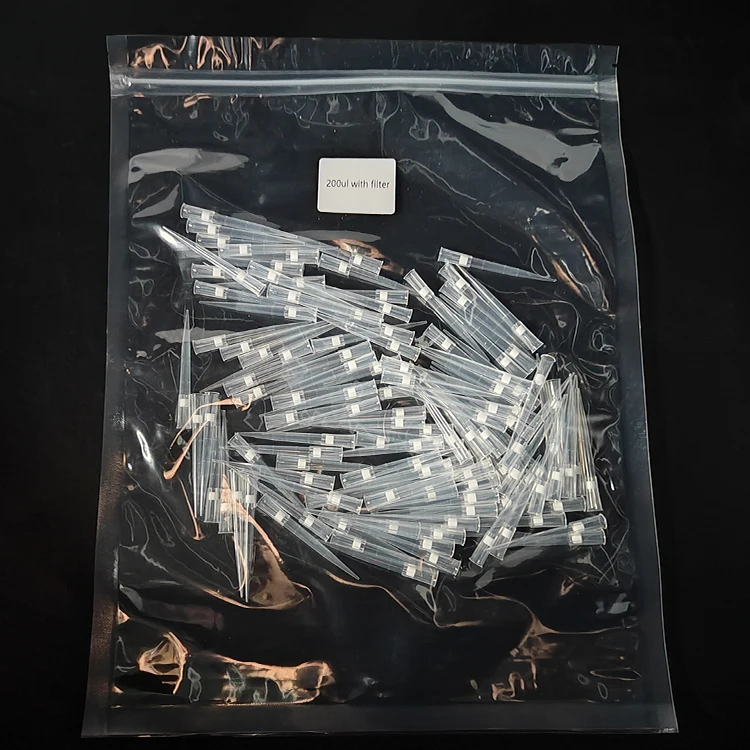 High Quality Competitive 200ul Micro Refill Pipette Tips Filling Bagged