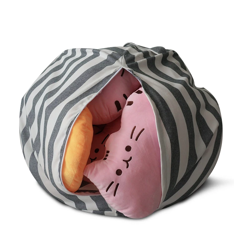 Storage Kids toys cotton canvas Bean Bag cover with handle