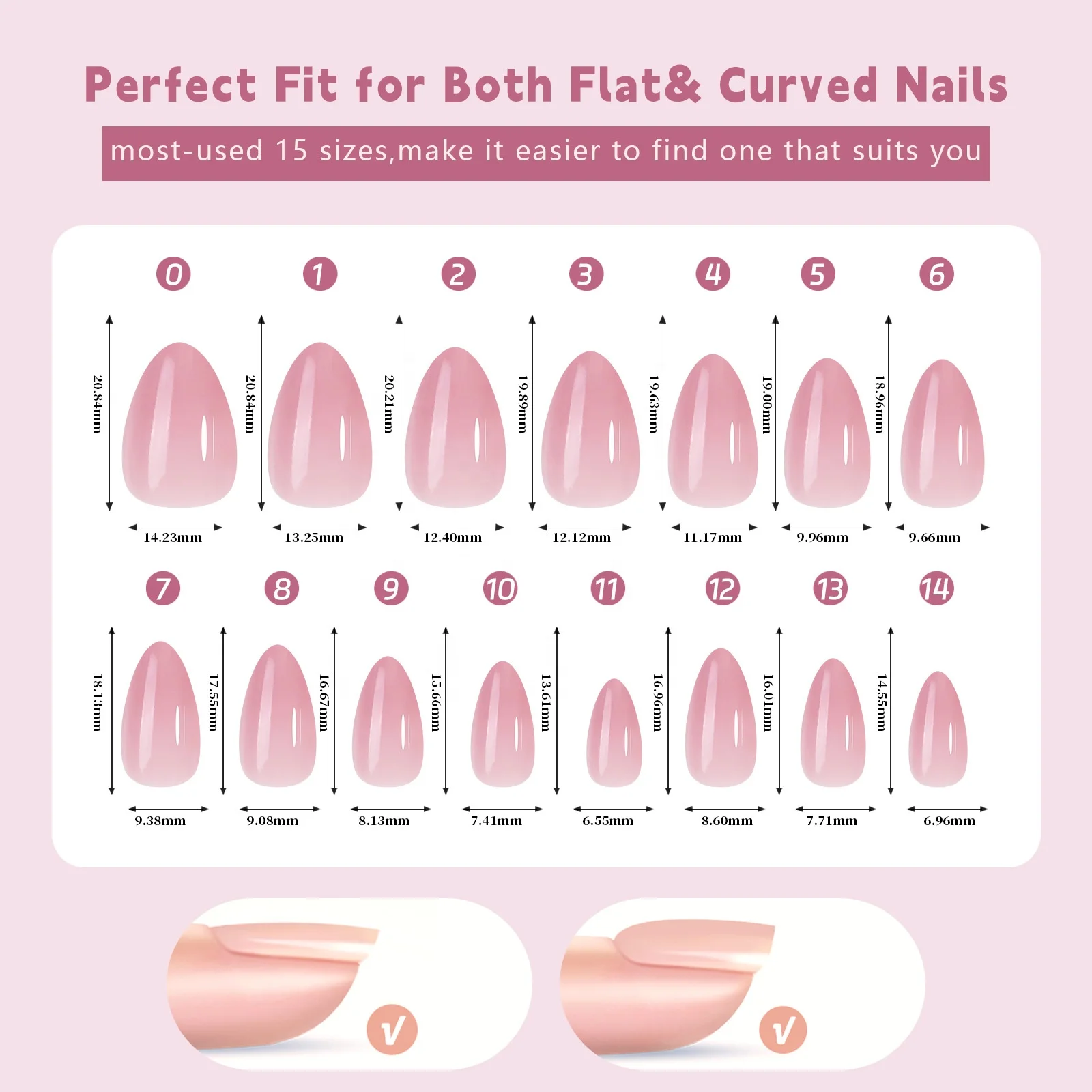 Manicure Nude Color Traceless Nail Removable French Soft Gel Nail Tips 3 in 1 X-coat Tips Premade Manicure Press on Nail