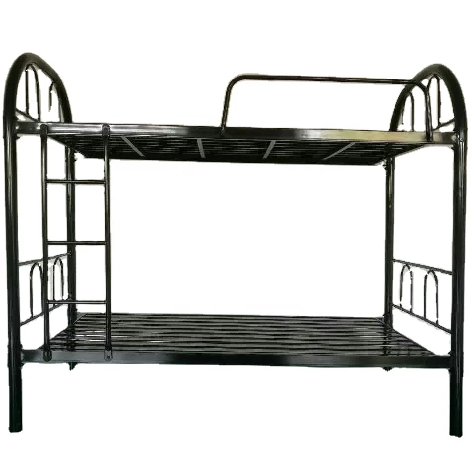 Double Bunk Bed Iron Bed Double Decker Bed Cheap Steel for Adults and Students Kids Metal Bedroom Furniture Bedroom Sets Modern