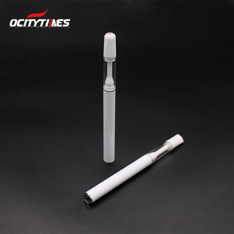 
Ocitytimes wickless empty cbd cartridge vaporizer black color vape pen for sale 