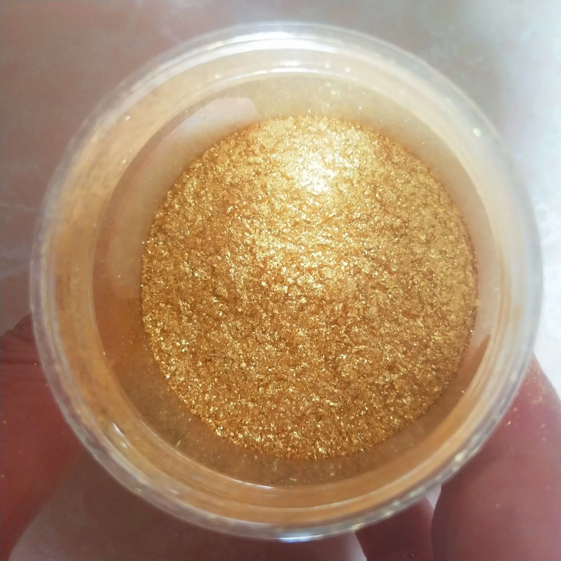Cosmetic Grade Gold Luster Series Mica pigment flakes for eyeshadow makeup